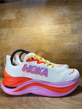 Hoka One One Skyward X Womens Size 7 Running Shoes Sneakers Frost Lupine